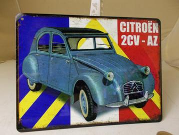 Emaile reclame plaat CITROEN 2CV (Reproductie) Ter decoratie beschikbaar voor biedingen