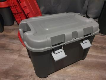 Keter Totem Opbergbox 60L (1 tot 10 stuks) rood en grijs beschikbaar voor biedingen