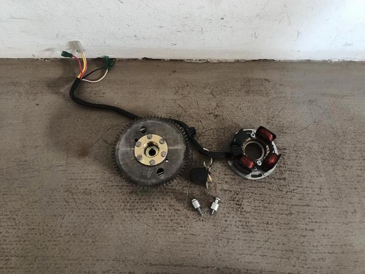 Tomos A35/A52/A55 E Start Pick Up Ontsteking + Vliegwiel, Motoren, Accessoires | Overige, Gebruikt, Ophalen of Verzenden