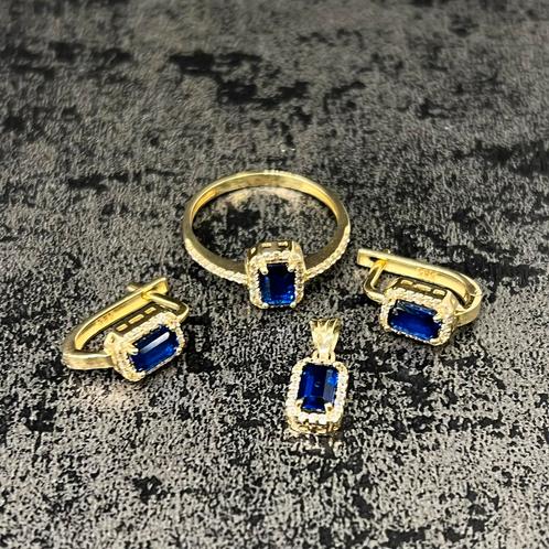 14 karaat gouden ring oorbellen hanger, Sieraden, Tassen en Uiterlijk, Ringen, Ophalen of Verzenden