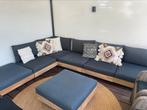 Mooie loungeset loek in goede staat, Tuin en Terras, Ophalen, Gebruikt, Hout
