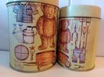 Set van 2 Nostalgische "Teddy Golfer & Gardener" Blikken, Verzamelen, Blikken, Ophalen of Verzenden, Zo goed als nieuw, Overige