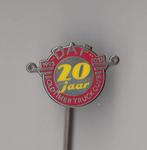 DAF Vrachtwagen Oldtimer Club Rood emaille speldje, Gebruikt, Niet vindbaar, Niet vindbaar, Speldje of Pin