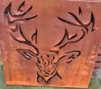 Metalen wandbord van Dierenbeeld - Hert, Ophalen of Verzenden, Zo goed als nieuw