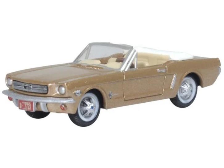 Ford MUSTANG CONVERTIBLE 1964 brons, Hobby en Vrije tijd, Modelauto's | 1:87, Nieuw, Auto, Overige merken, Ophalen of Verzenden