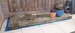 Drainage tegels met rubber tegeldragers, Ophalen, Gebruikt, Overige typen, Rubber