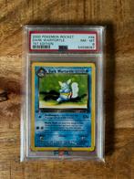 Dark Wartortle 1st edition PSA 8 46/82, Ophalen of Verzenden, Zo goed als nieuw, Losse kaart