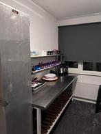 RVS Werkblad 193cm, Hobby en Vrije tijd, Taarten en Cupcakes maken, Ophalen, Gebruikt