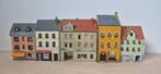 5 mooie stadwoningen, met winkels, schaal H0 / 1:87, Overige merken, Gelijkstroom of Wisselstroom, Brug, Tunnel of Gebouw, Ophalen of Verzenden