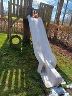 Glijbaan wit, Ophalen, Gebruikt, Plastic