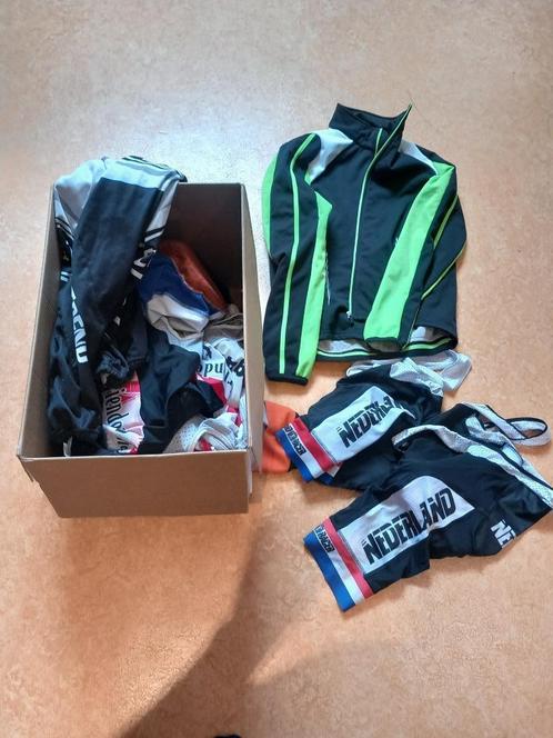 Diverse wielerkleding, Fietsen en Brommers, Fietsaccessoires | Fietskleding, Gebruikt, Bovenkleding, Overige maten, Ophalen of Verzenden