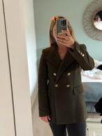 Zara Groene Mantel - Nieuw! S, Ophalen of Verzenden, Nieuw, Groen, Jasje
