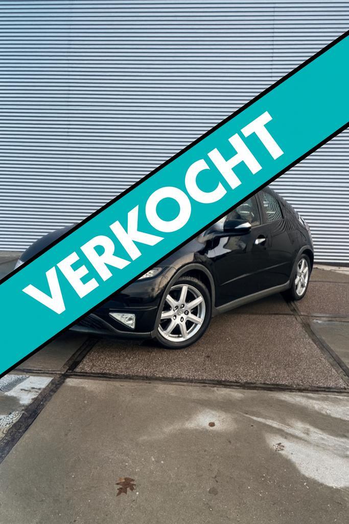 Honda Civic 1.8i VTec Sport APK 11/2026 FULLOPTION TOPONDRHD, Auto's, Honda, Particulier, Civic, ABS, Adaptieve lichten, Adaptive Cruise Control