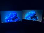 High-end Gaming Monitoren + Dual Monitor Arm, Computers en Software, Monitoren, IPS, Curved, Full HD, Zo goed als nieuw