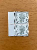 2x 1976 Koning Boudewijn 14 fr., Koninklijk huis, Frankeerzegel, Ophalen of Verzenden, Postfris