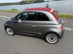 Fiat 500 0.8 Dualogic C 2013 Grijs, Auto's, Euro 5, 86 pk, Cabriolet, Leder