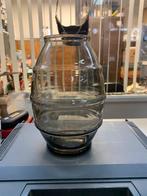 Vaas A.D. Copier Fumé vaas gemaakt door Glasfabriek Leerdam,, Huis en Inrichting, Woonaccessoires | Vazen, Overige kleuren, Ophalen of Verzenden