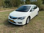 Honda Civic 1.3 Vtec Hybrid 4DR C-tr. 2009 Wit km: 210837, Stof, Wit, Origineel Nederlands, Sedan