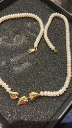 PAREL COLLIER MET GOUDEN 750, Sieraden, Tassen en Uiterlijk, Kettingen, Ophalen of Verzenden, Zo goed als nieuw, Goud, Zilver