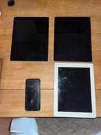 3 oude ipads samen met iphone xs, Computers en Software, Apple iPads, 10 inch, Gebruikt, 32 GB, Apple iPad