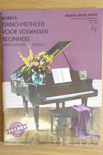 Alfred's Pianomethode Volwassen Beginners Niveau 1 beschikbaar voor biedingen