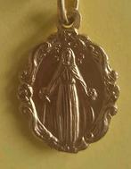 Vintage Scapulier 21 mm h. met Madonna uit San Damiano, Overige materialen, Ophalen of Verzenden, Zo goed als nieuw, Kruis of Symbool