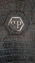 Philipp Plein Leren Jas - Stijlvol en Uniek, Kleding | Heren, Maat 52/54 (L), Zwart, Ophalen of Verzenden, Zo goed als nieuw