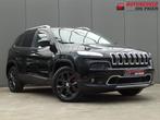 Jeep Cherokee 2.0 Limited AWD * LEER * TREKHAAK ! (bj 2014), Automaat, 450 kg, Zwart, 4 cilinders