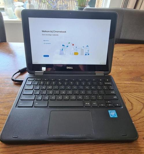 Dell Chromebook 11 type 3189, Computers en Software, Chromebooks, Gebruikt, 11 inch, 4 GB of minder, 32 GB of minder, Qwerty, Touchscreen