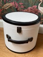 Hat box Hoedendoos art deco style black and white, Kleding | Dames, Gedragen, 55 cm (S, 6⅞ inch) of minder, Ophalen of Verzenden