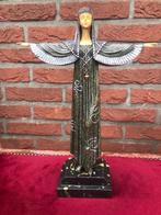 resin beeld, dame in twenties stijl, Antiek en Kunst, Ophalen of Verzenden