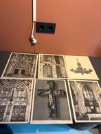 Set van 6 oude fotolitho’s ,kerkinterieurs &religieuze kunst, Antiek en Kunst, Verzenden
