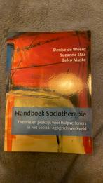 Denise de Weerd - Handboek sociotherapie, Denise de Weerd; Suzanne Slaa; Eelco Muste, Maatschappij en Samenleving, Ophalen of Verzenden