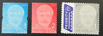 Setje gestanste zegels Willem Alexander 2024 beschikbaar voor biedingen