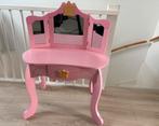 Make-up / kaptafel - kind - roze - met lade - met spiegel, Huis en Inrichting, Ophalen, Gebruikt, 50 tot 100 cm, Minder dan 100 cm