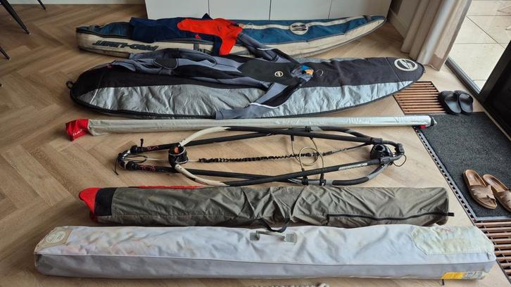 Complete Windsurfset - Klaar om direct het water op te gaan!, Watersport en Boten, Windsurfen, Complete set, Ophalen