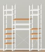 ELVARLI met zijpanelen, bamboe en witte planken, Huis en Inrichting, Ophalen, Zo goed als nieuw