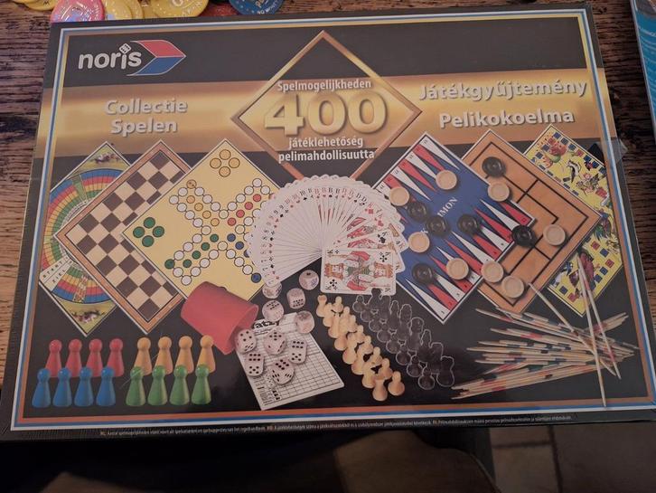 Noris Collectie Spelen, Hobby en Vrije tijd, Gezelschapsspellen | Bordspellen, Nieuw, Ophalen of Verzenden