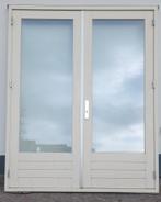 Hardhouten openslaande tuindeuren inclusief kozijn!, Doe-het-zelf en Verbouw, Kozijnen en Schuifpuien, Ophalen, Gebruikt, Deurkozijn