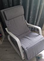 Schommelstoel grijs, Huis en Inrichting, Stoelen, Ophalen, Zo goed als nieuw, Grijs, Eén