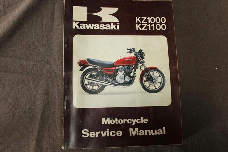 Kawasaki KZ1000 KZ1100 1981 motorcycle service manual, Motoren, Handleidingen en Instructieboekjes, Kawasaki, Ophalen of Verzenden