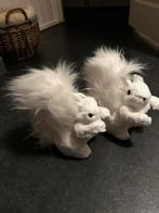 Twee winterse eekhoorns wit (binnen), Ophalen, Zo goed als nieuw