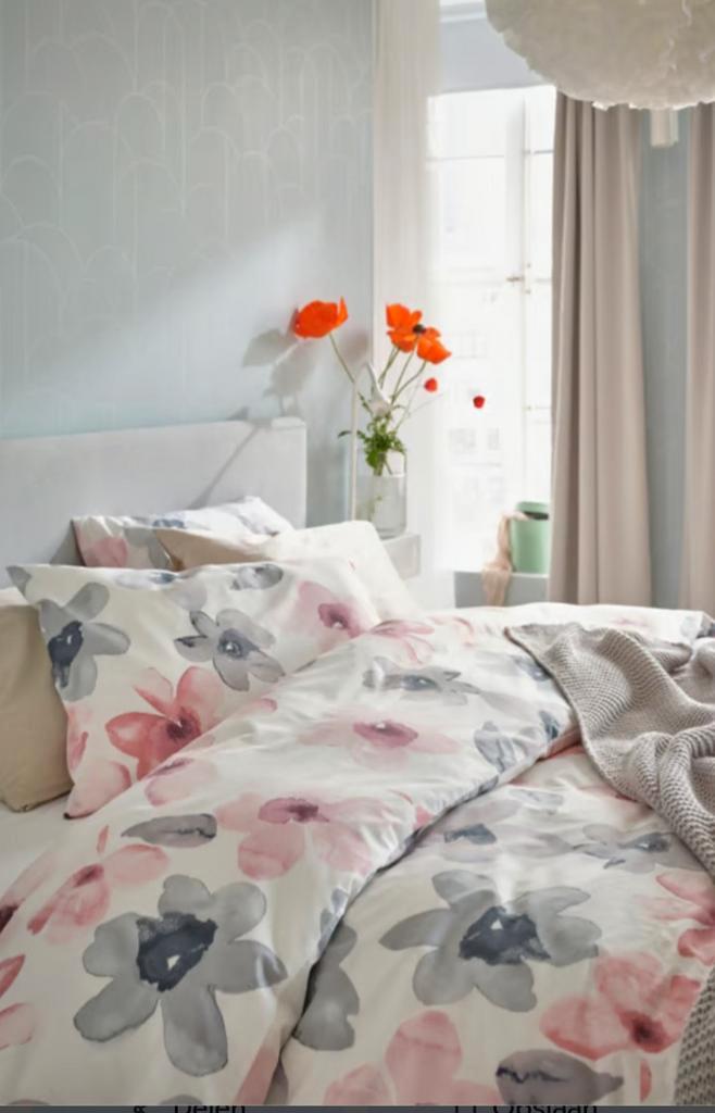 Lappnyckar dekbedovertrekken 2x, Huis en Inrichting, Slaapkamer | Beddengoed, Zo goed als nieuw, Dekbedovertrek, Eenpersoons, Overige kleuren