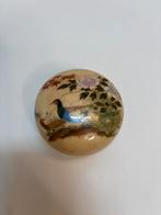 Vintage antiek Japans Satsuma porseleinen doosje., Ophalen of Verzenden