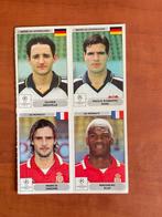 Champions League vel van 4 Panini voetbalplaatjes, Ophalen of Verzenden, Zo goed als nieuw, Buitenlandse clubs, Poster, Plaatje of Sticker
