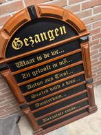 Ouderwets gezangen bord, Ophalen of Verzenden