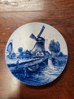 Delfts blauw bordje, 18cm diameter, Ophalen