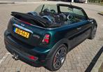 Mini Cabrio Cooper S Aut. JCW uitgevoerd. Groen, Auto's, Zwart, 4 cilinders, Cabriolet, Leder