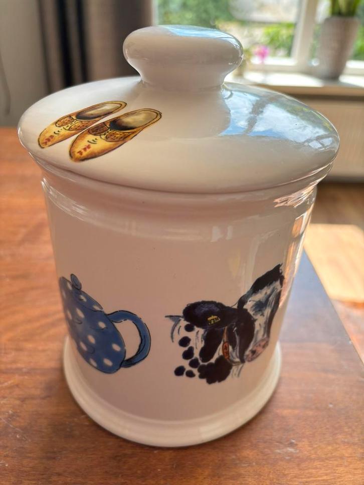 Landleven servies (de laatste) grote voorraadpot H16cm B13cm, Huis en Inrichting, Keuken | Servies, Gebruikt, Overige typen, Overige stijlen