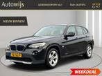 BMW X1 SDrive18i|LM-VELG|Trekhaak|Navi|Goed onderhouden, Auto's, BMW, X1, Euro 5, Zwart, 4 cilinders